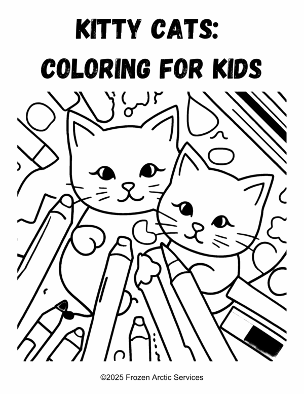 Kitty Cats: Coloring for Kids 